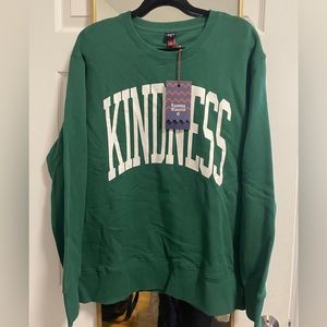 Rowing Blazers x Target kindness sweatshirt NWT size L